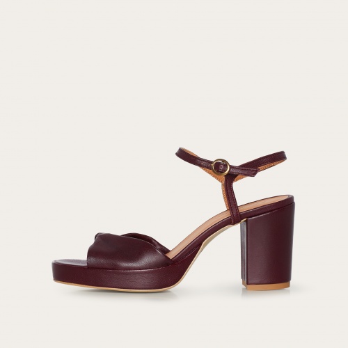 Bianca Sandals, aubergine #